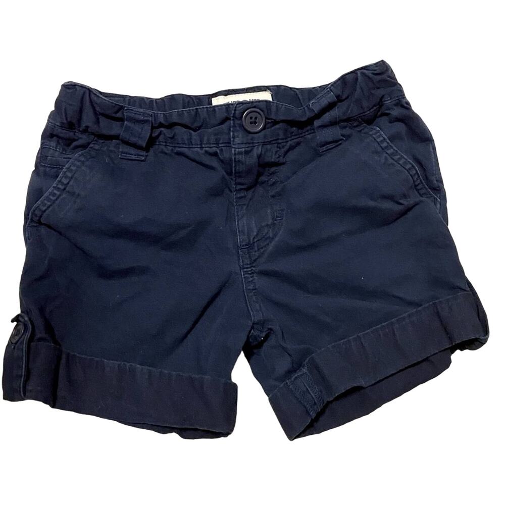 Cherokee Navy Blue Cuffed Leg Girl's Shorts Pockets Size XS‎ (4/5)